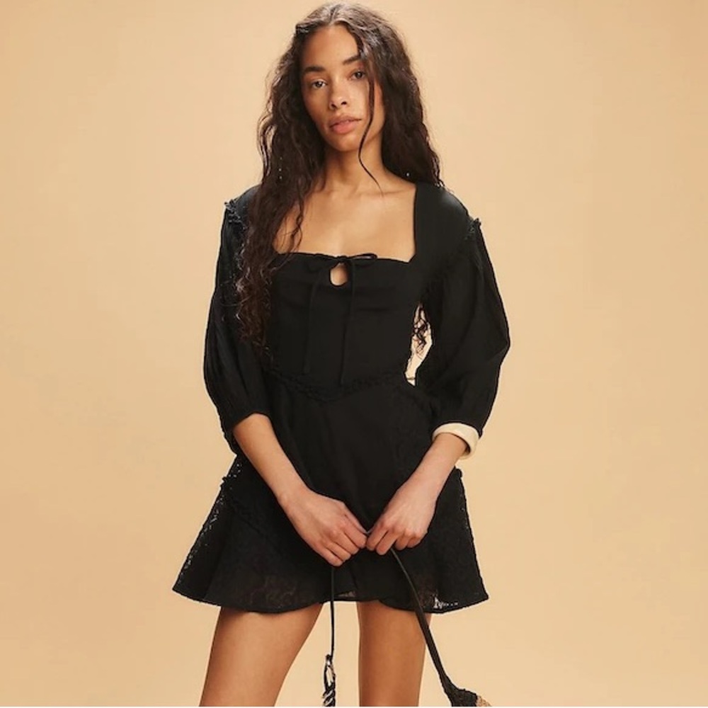 Free People Juniper Dress Black Size XS